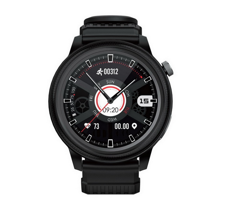North Edge Healthcare Watch Keep E102 Black with ECG and PPG, Blood pressure, heart rate