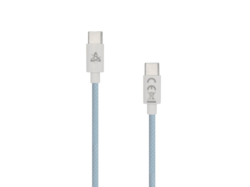 Cable USB Type-C to Type-C 1m 60W SBOX Blue
