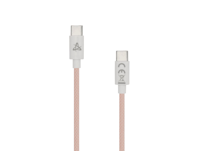 Cable USB Type-C to Type-C 1m 60W SBOX Pink