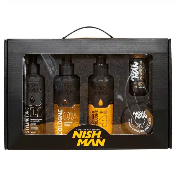Nishman Gold Grooming Gift Set