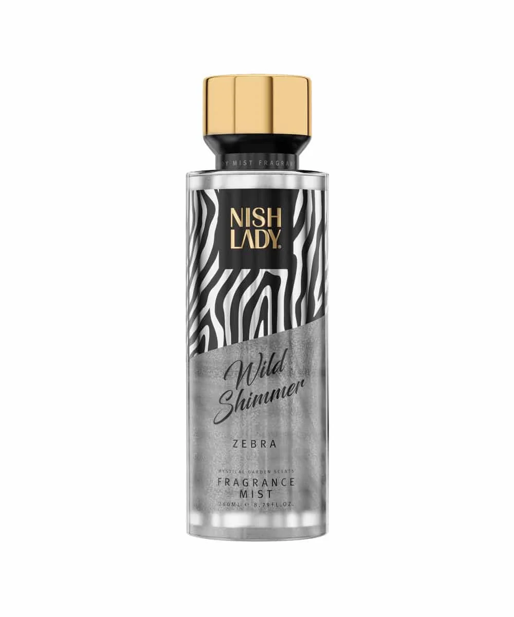 Nishlady Body Mist Wild Shimmer Zebra