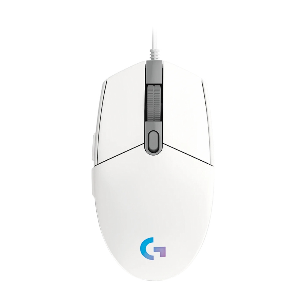 Logitech G203 Lightsync gaming mouse White