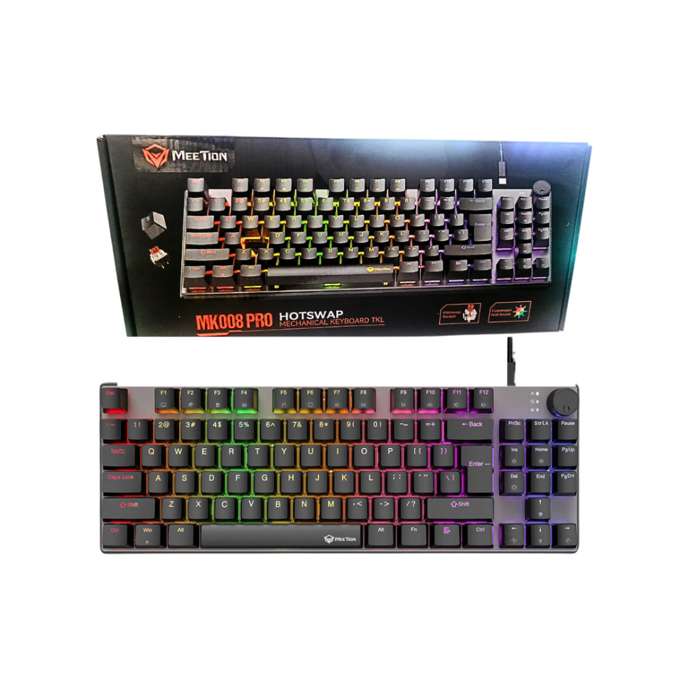 Meetion MK008 PRO GAMING Mechanical Keyboard Black