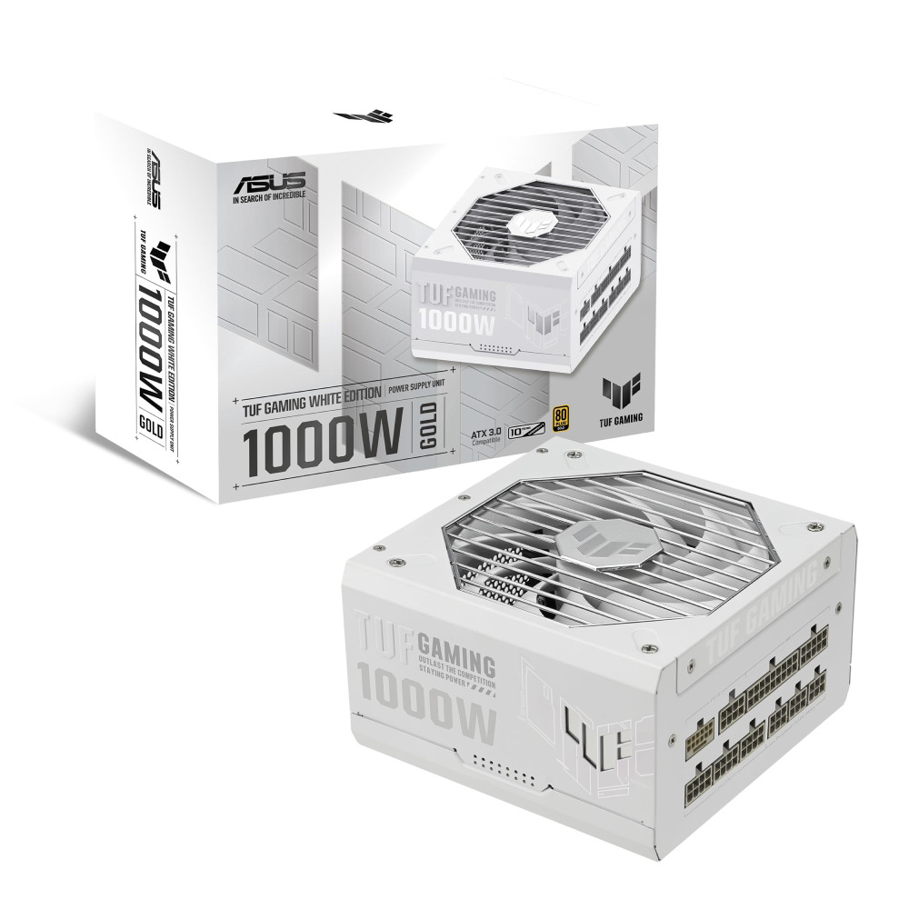 ASUS 1000W Gold PSU TUF-GAMING-1000G-WHITE