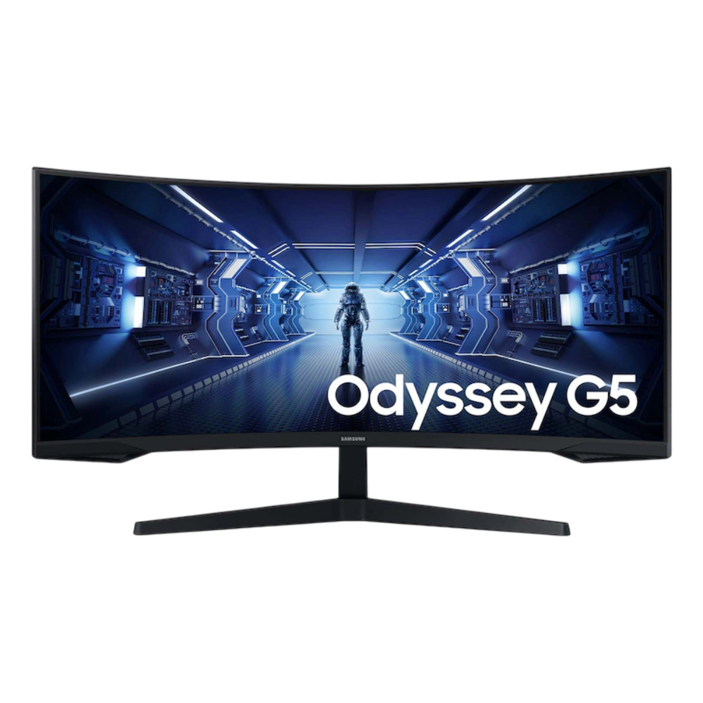 SAMSUNG C34G55TWWP 34"Odyssey G55T UWQHD 165Hz Curved Gaming Monitor