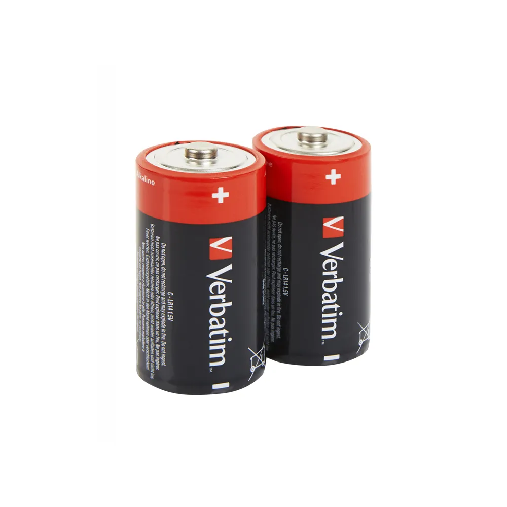 VERBATIM C BATTERY ALKALINE 2 PACK