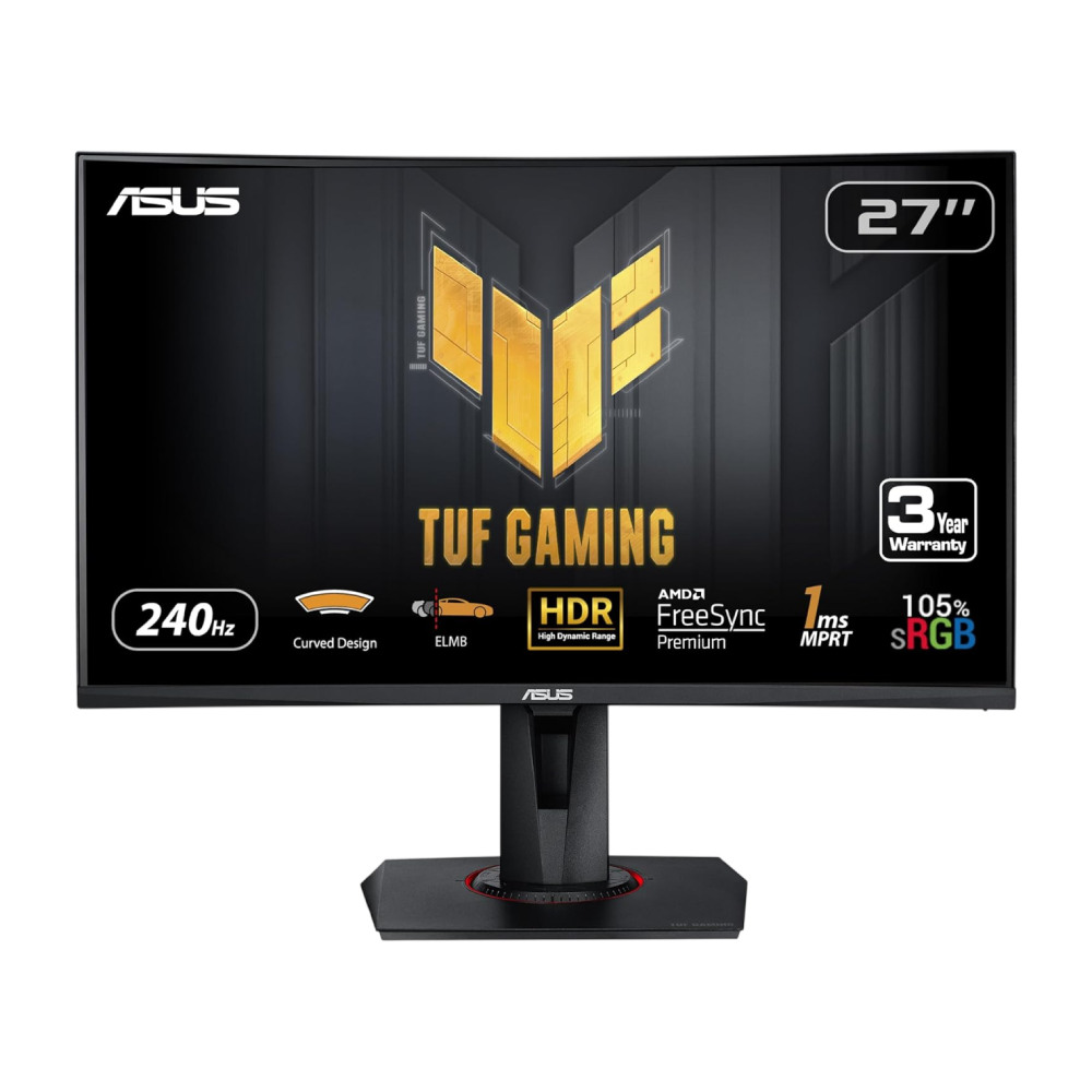 ASUS TUF Gaming VG27VQM 27” Curved Gaming Monitor
