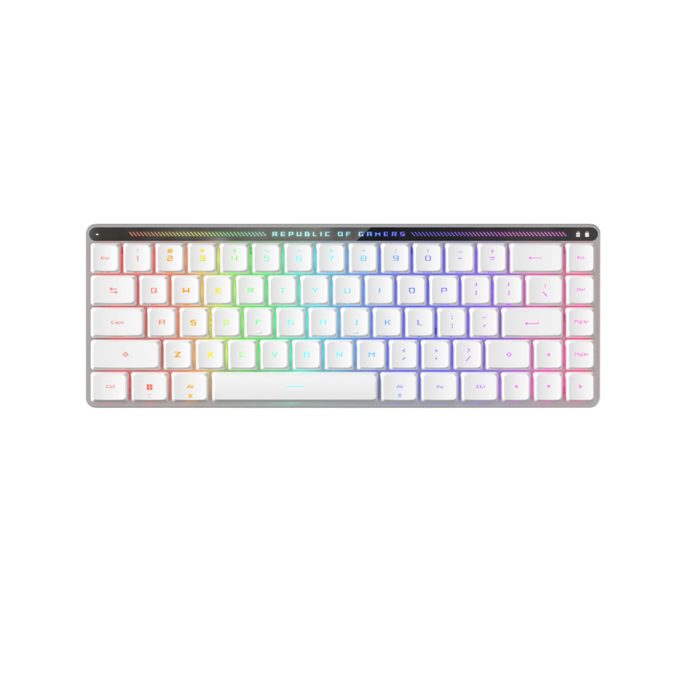 ASUS ROG Falchion RX Low Profile 65% Wireless Gaming Keyboard with ROG RX Red Low-Profile switches