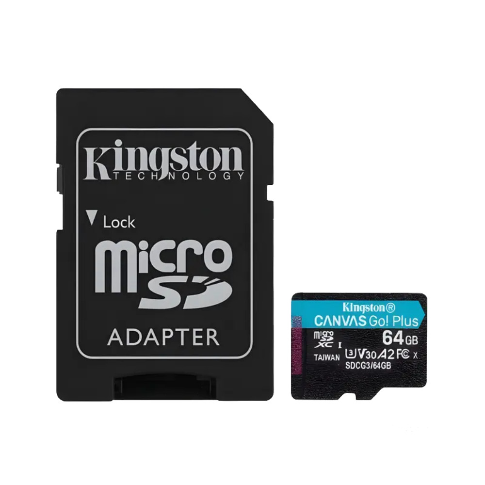 Kingston 64GB Canvas Go Plus microSDXC Memory Card