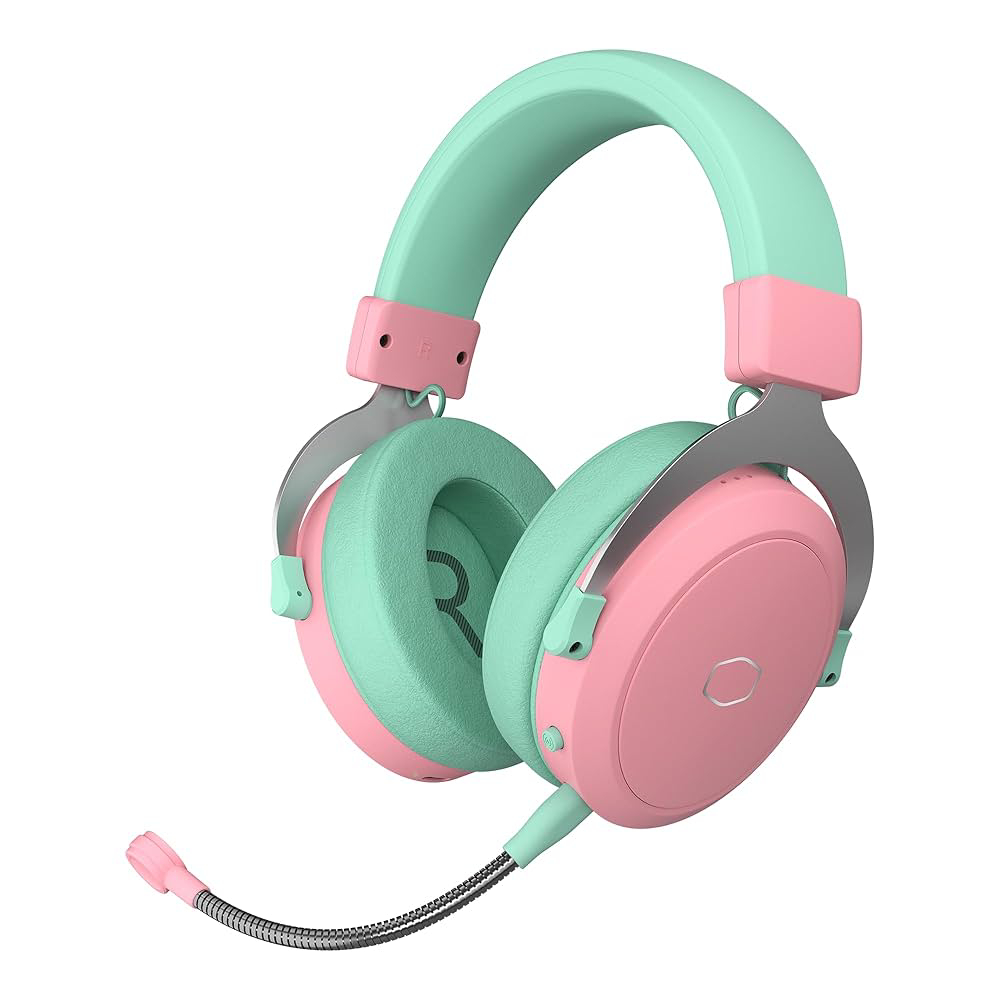 CoolerMaster CH351 Macaron Wireless Gaming & Mobile Over-Ear Headset – 3D Surround Sound