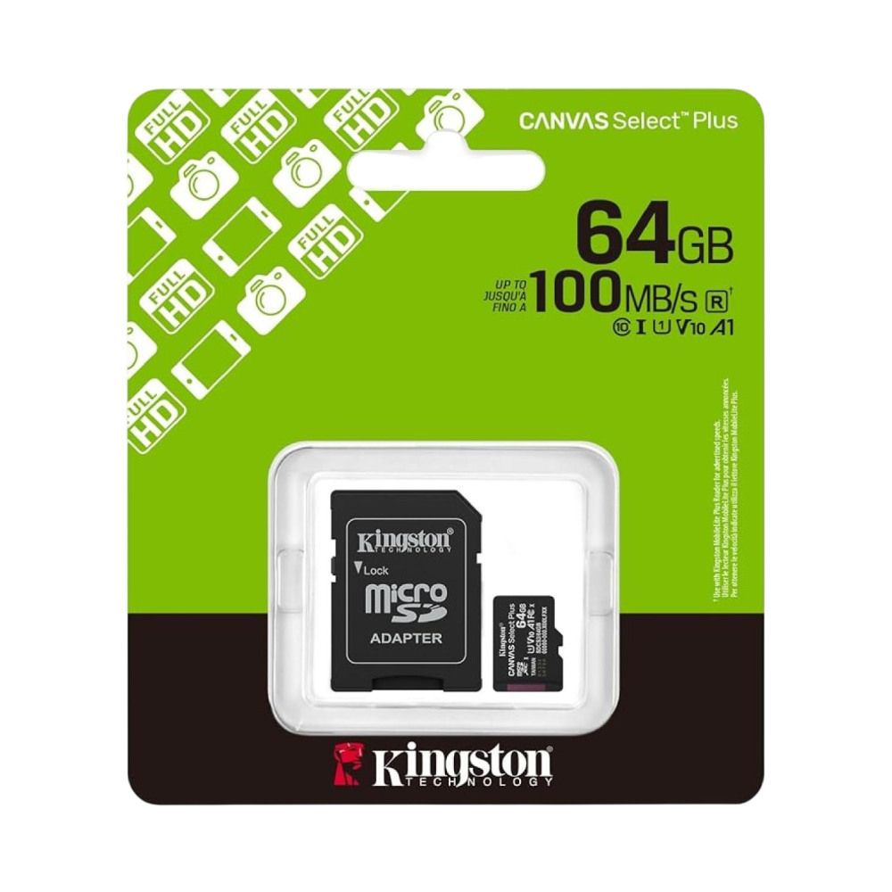 Kingston 64GB microSDHC Canvas Select