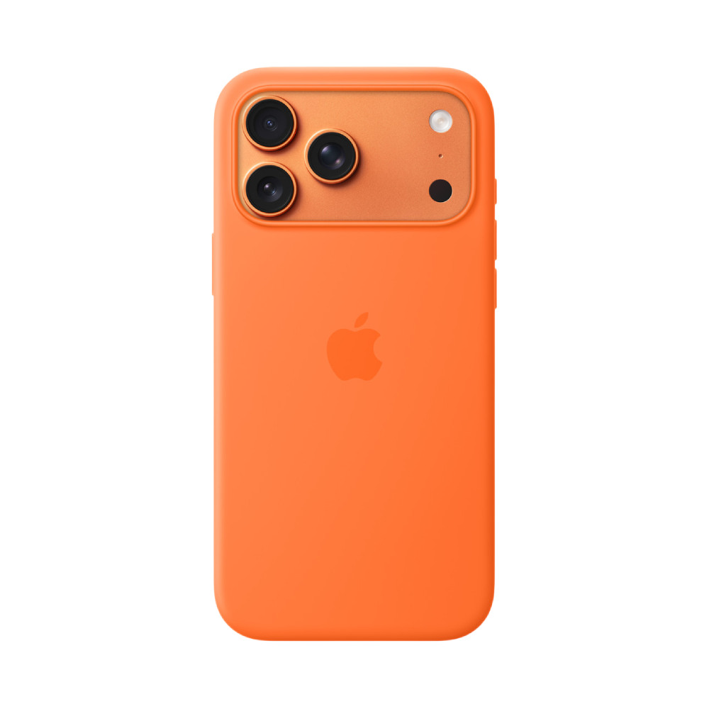 Apple iPhone 17 Pro Silicone Case with MagSafe – Orange