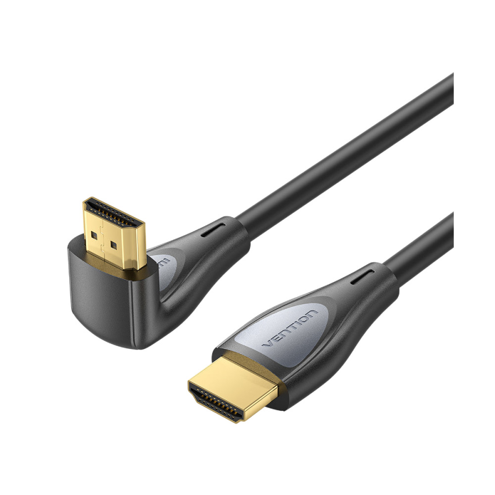 VENTION HDMI-A Male to Male 4K HD Right Angle Cable 90 Degree 3M Black