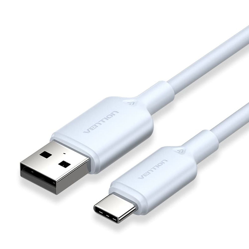VENTION USB 2.0 A Male to Type-C Male 3A Cable 1M White