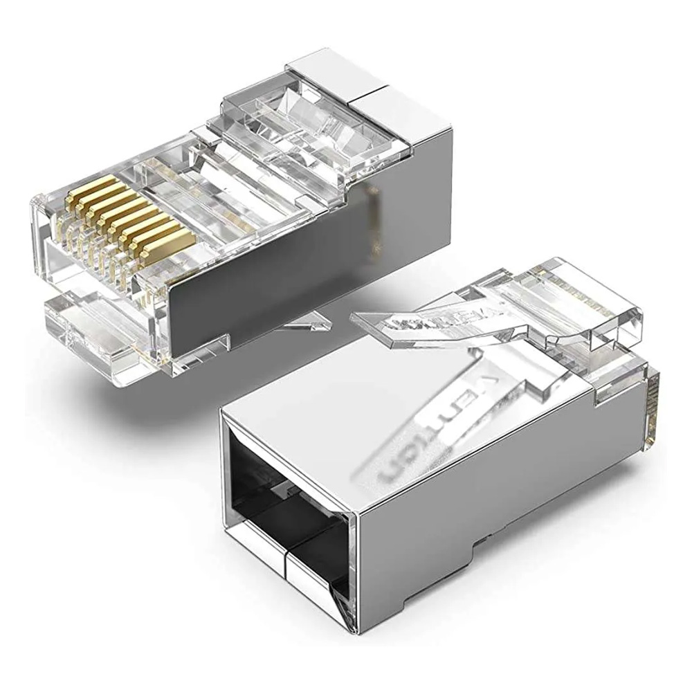 VENTION Cat.6 UTP RJ45 Modular Plug Transparent 100 Pack