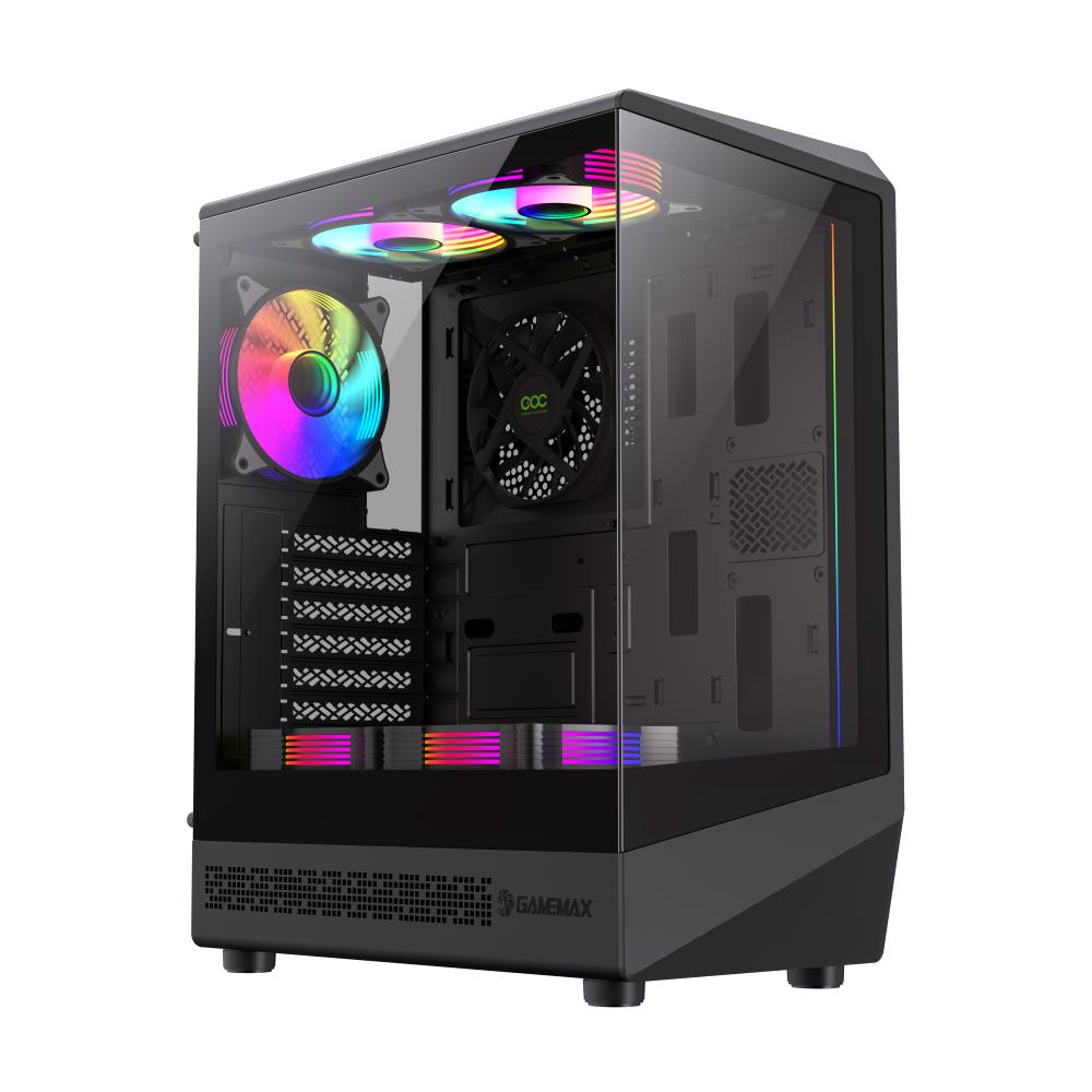 GameMax Computer Case Vista COC Black