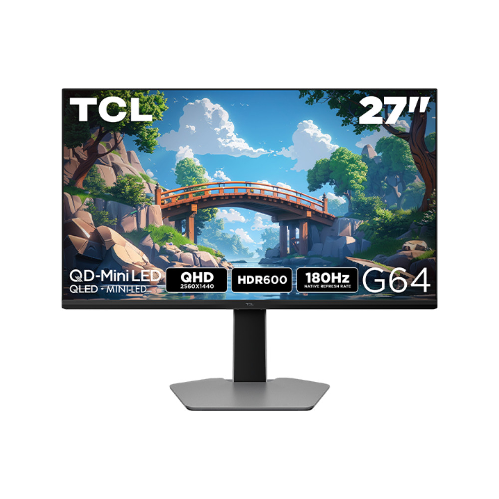 TCL 27" 27G64 QD-Mini LED QHD Monitor