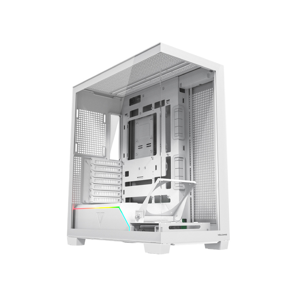 VOLCANO STELLAR PLUS ARGB MIDI 5F WHITE COMPUTER CASE
