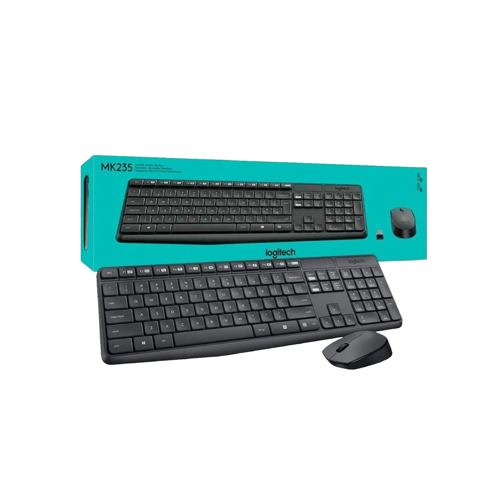 Logitech MK235 Combo Wireless Keyboard + Mouse