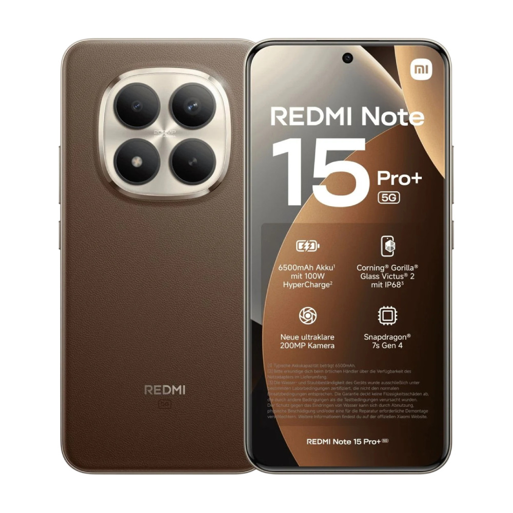Xiaomi Redmi Note 15 Pro+ 5G 12/512GB Brown