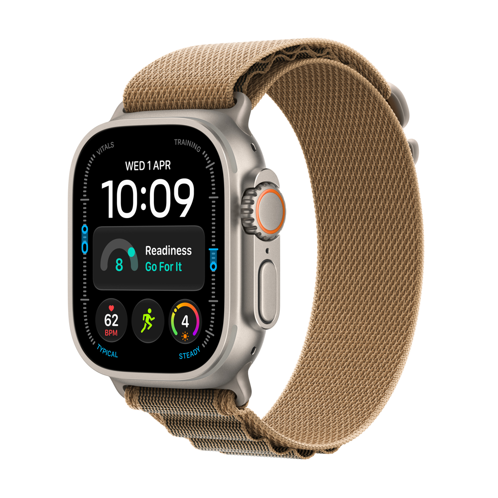 Pre-Order Apple Watch Ultra 4 Cellular 49mm Natural Titanium Case with Desert Alpine Loop - M