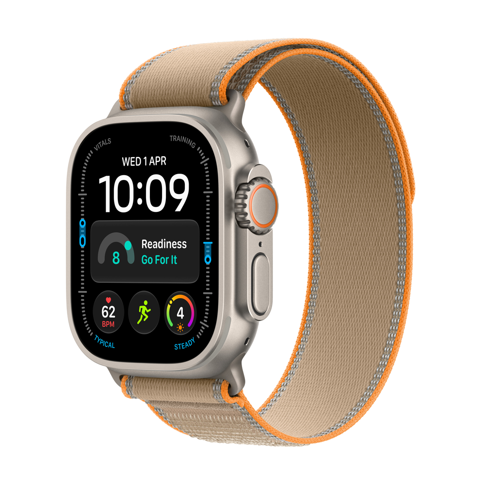 Pre-Order Apple Watch Ultra 4 Cellular 49mm Natural Titanium Case with Sand Trail Loop - M/L