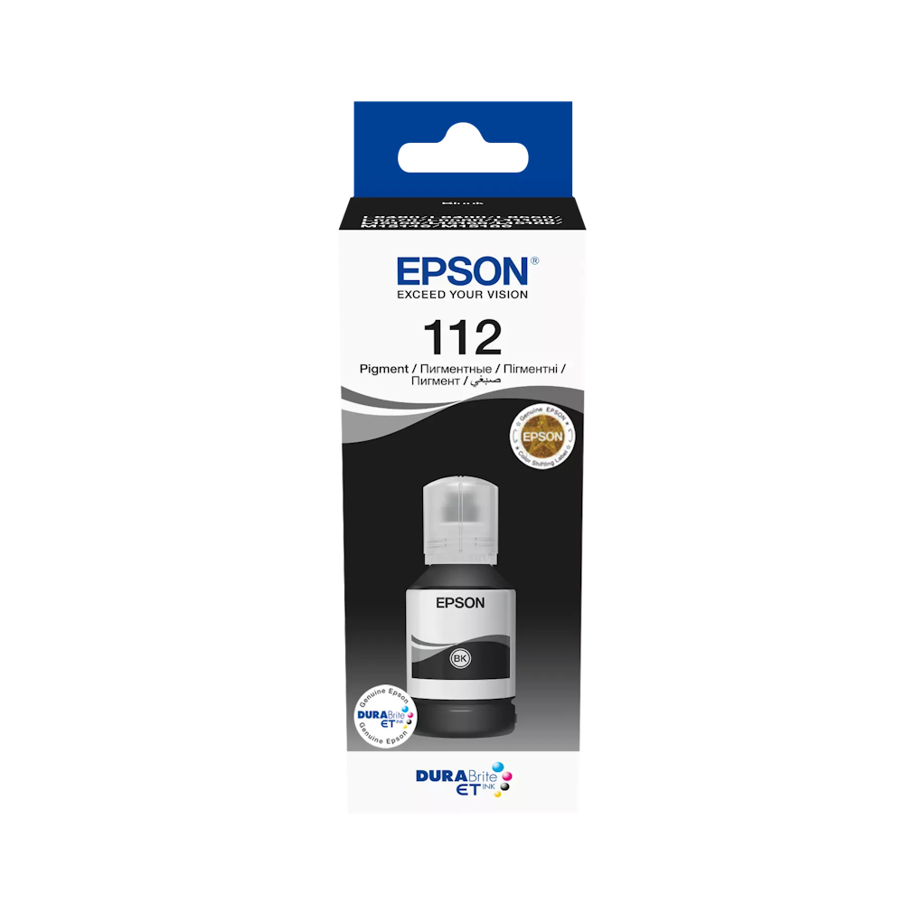 EPSON Ink bottle 127ml 112 EcoTank 6 Black