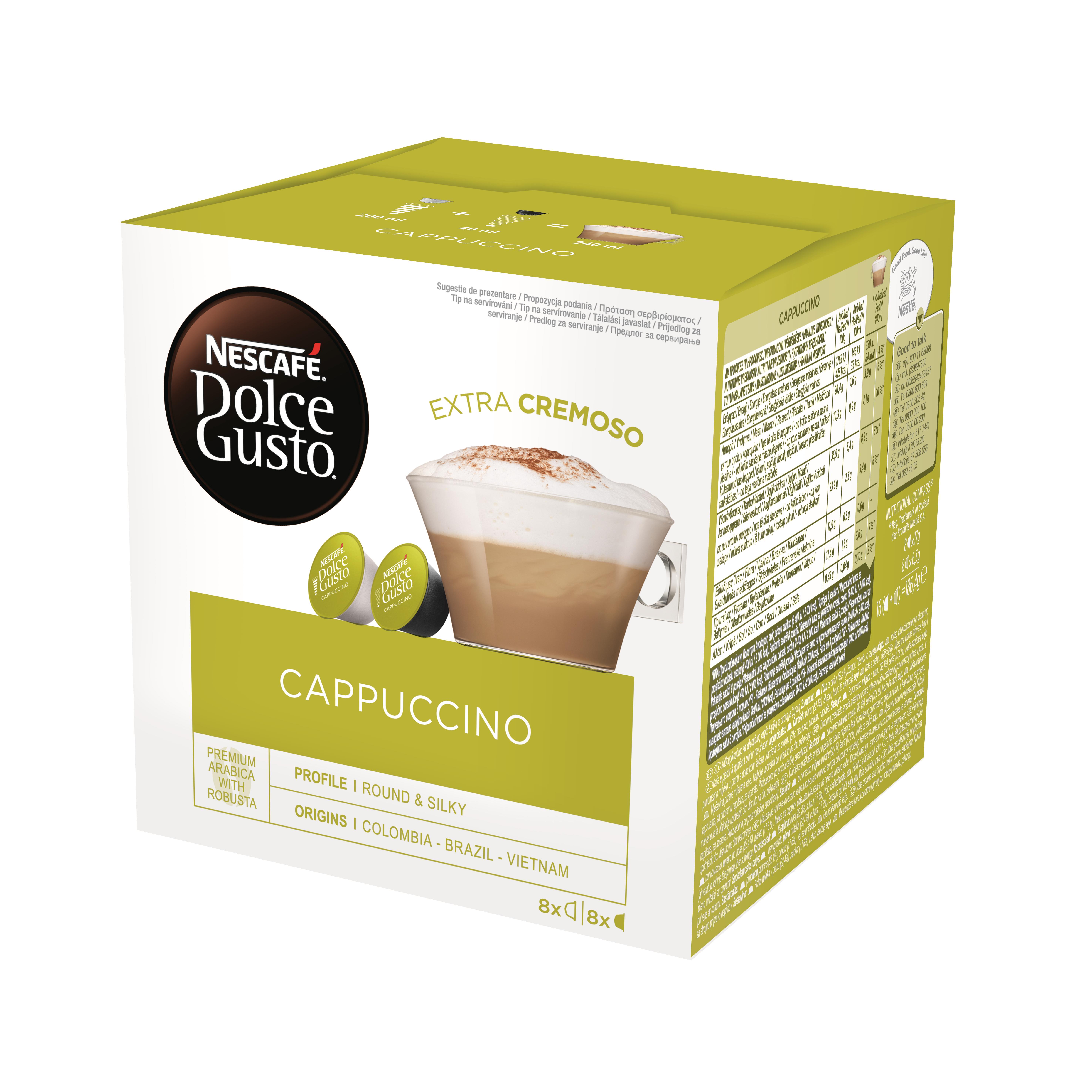 NESCAFÉ® Dolce Gusto Cappuccino 16Cap 3x186g