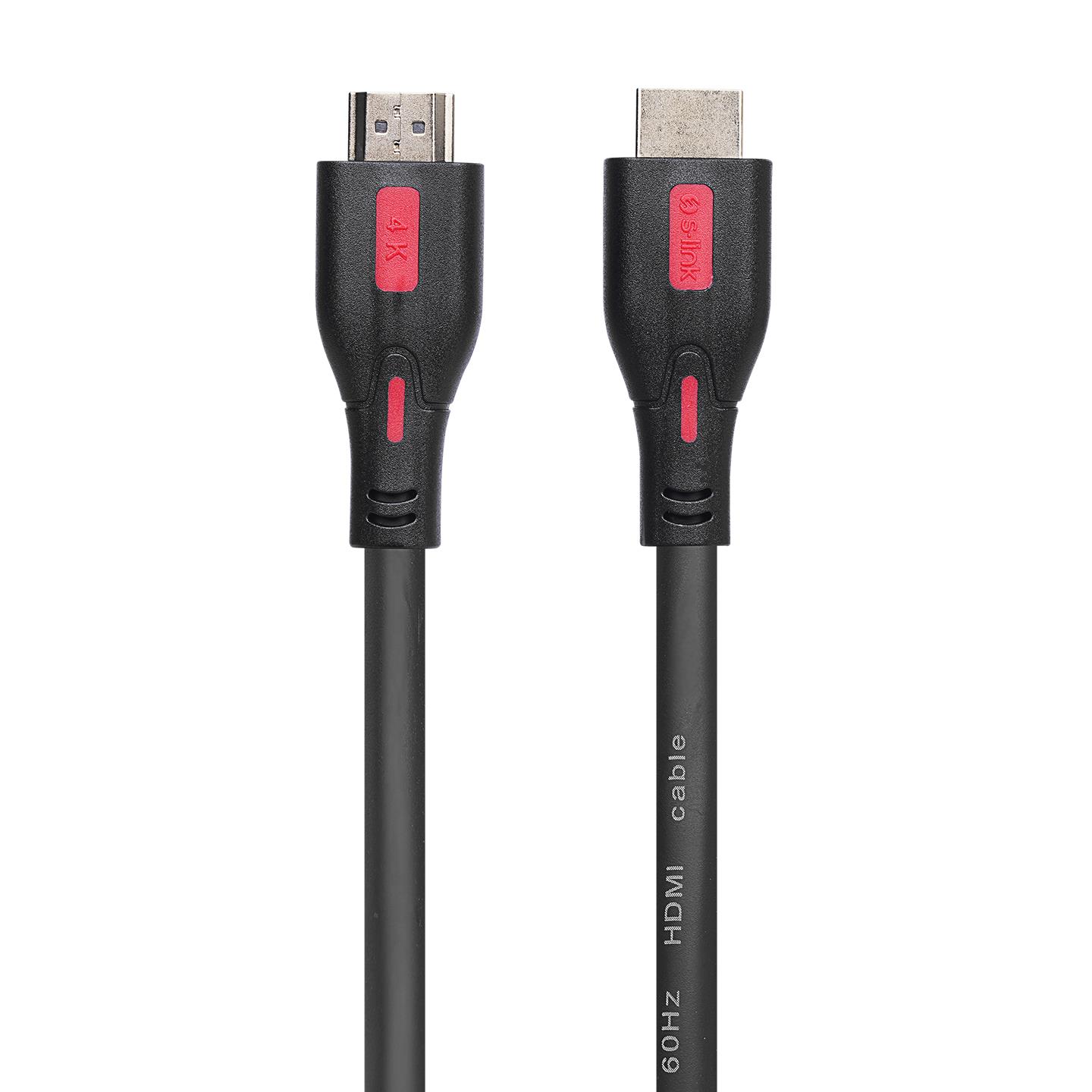 HDMI кабел S-LINK SL-HDM4K13 19+1 HDMI to HDMI 3m v2.0 4K (3840*2160) 60Hz