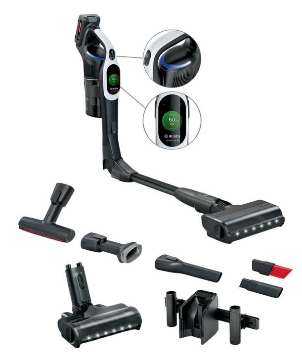 Стик правосмукалка BOSCH BCS1041WAC, 0.4L, 80min
