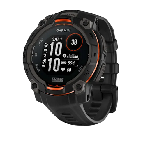 Смарт часовник GARMIN Instinct 3 45 mm, Solar Black