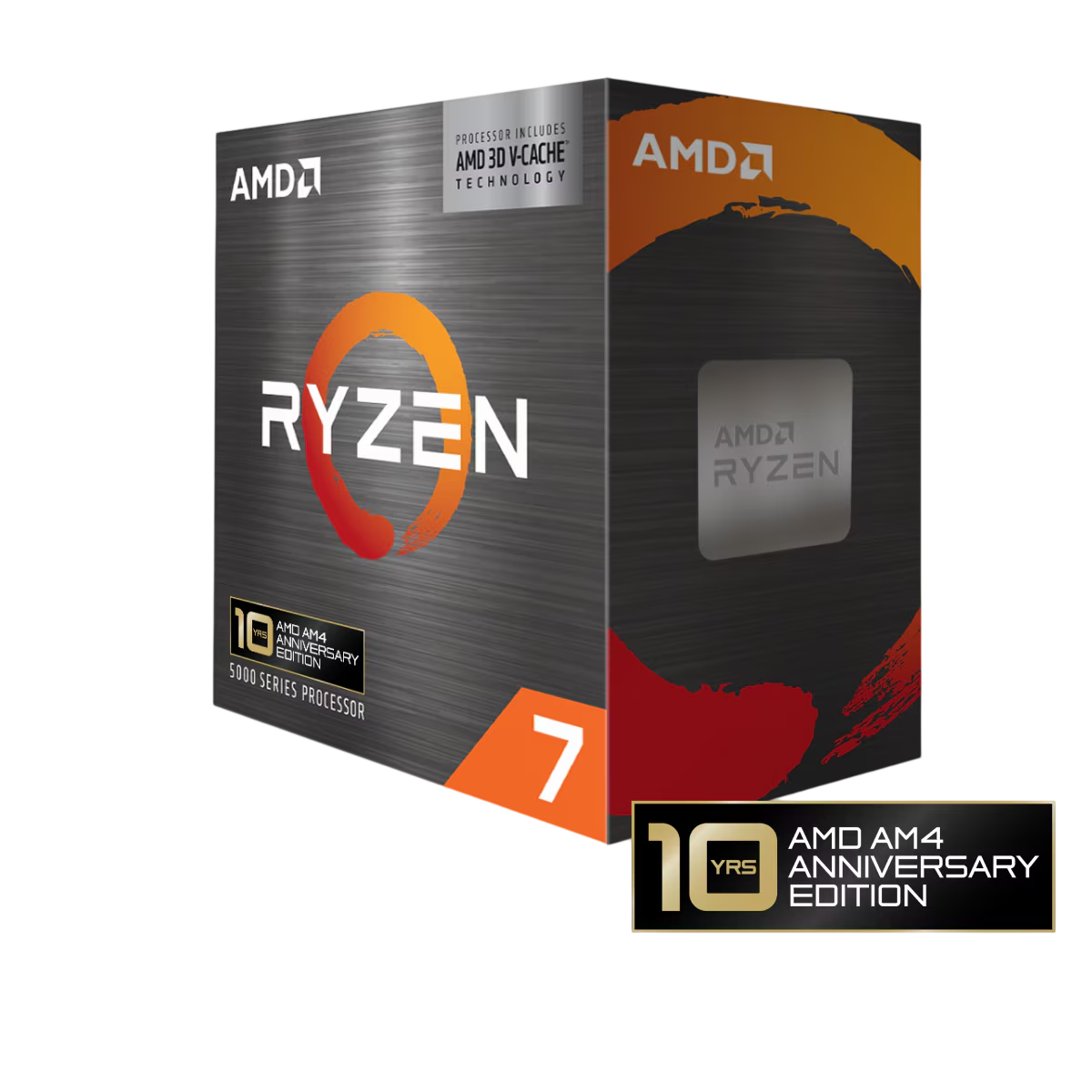 CPU AMD Ryzen 7 5800X3D 10th Anniversary Edition 8-Core 3.4GHz 96MB Cache AM4 w/o Cooler BOX