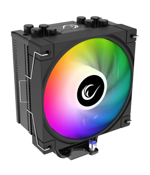 CPU Cooler Rampage Frost RM-C180 w/120mm A-RGB Fan Black All Intel/AMD