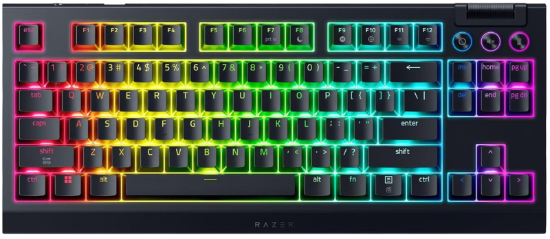 Razer BlackWidow V4 Tenkeyless HyperSpeed Orange Tactile Switch