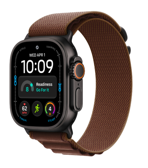 Ваучер преднарачка - Apple Watch Ultra 4 GPS + Cellular 49mm Black Titanium Case with Burgundy Alpine Loop - M
