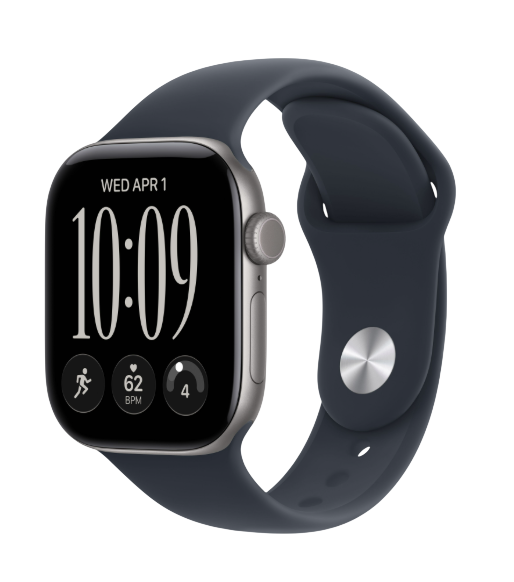 Ваучер преднарачка - Apple Watch Series 12 GPS 42mm Space Grey Aluminium Case with Navy Blue Sport Band - S/M